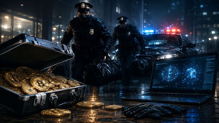 Fake police officers who stole $5.4 million in cryptocurrency from eight victims in London