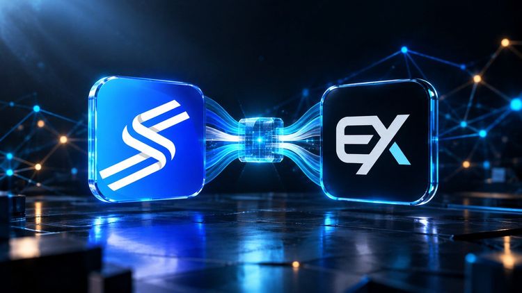 Rango and EIDEX logos linked by a data stream